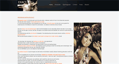 Desktop Screenshot of kapsalonexact.be